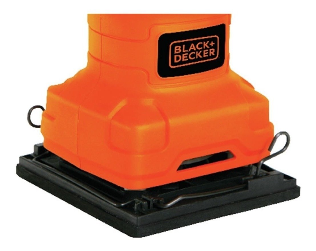 Lijadora Orbital 1/4 De Hoja 200w Black+decker Bs200 Naranja 50 Hz - Imagen 2
