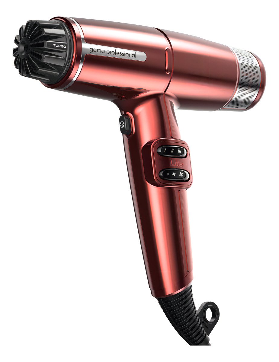 Secador De Pelo Gama Iq Lite Ultra Liviano Profesional Color Rojo - Imagen 3