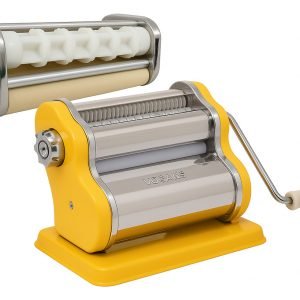 Fabricadora De Pastas Familiar + Raviolero Hogaris Patanova Amarillo