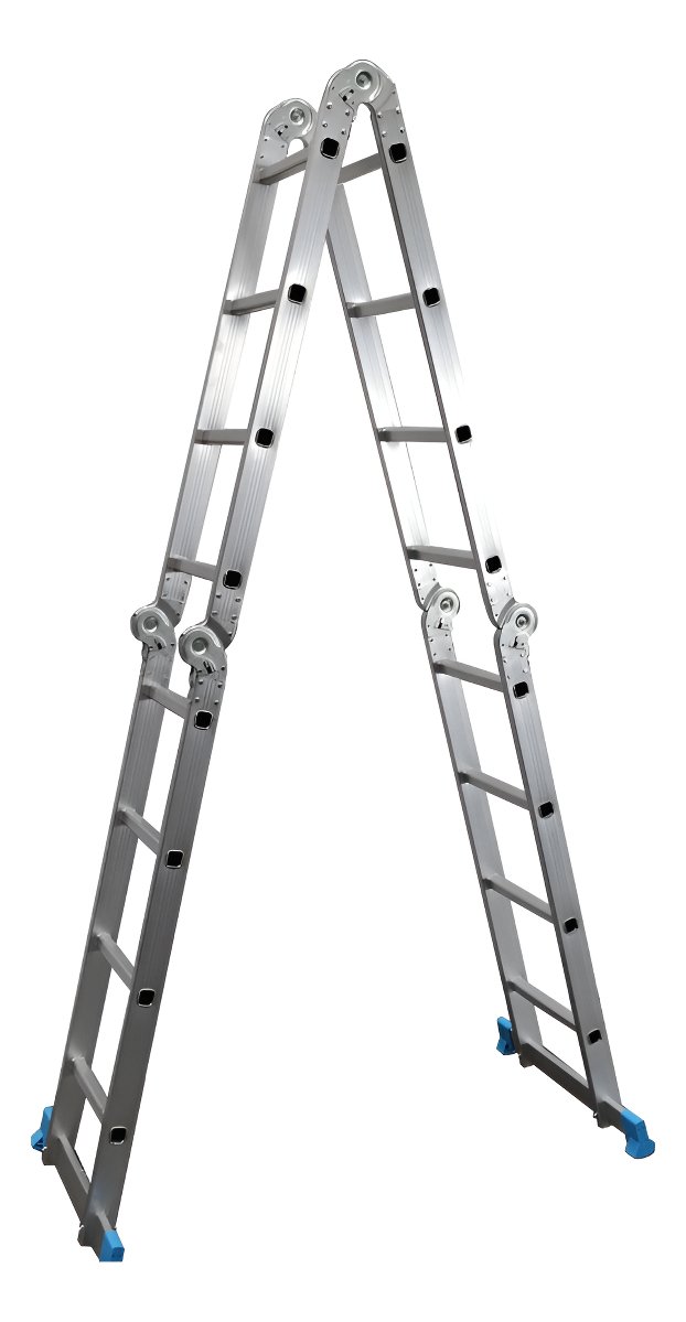 Escalera De Aluminio Articulada X4 Gamma G211ar Aluminio