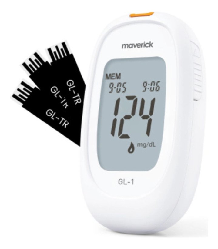 Glucometro Medidor De Glucosa Maverick Gl-1 Color Blanco - Imagen 7