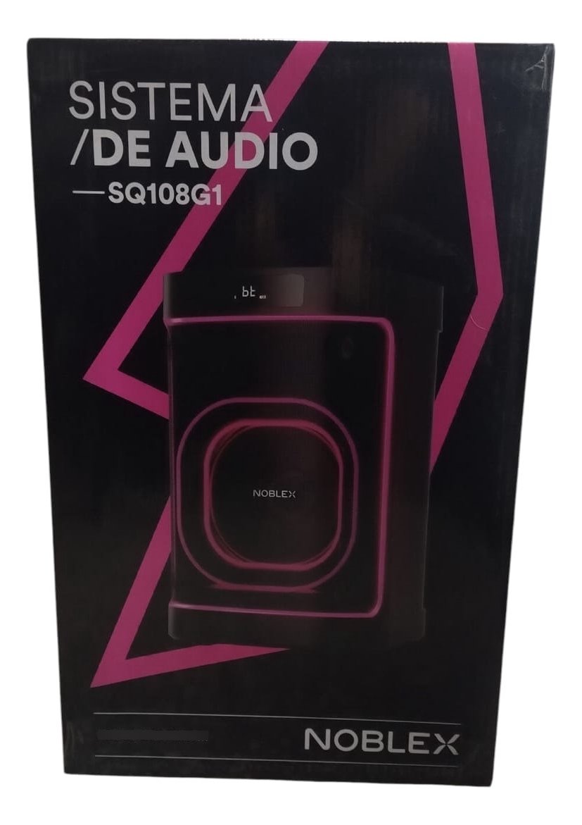 Torre De Sonido Noblex Sq108g1 Bluetooth 3100w Tws Luces Negro - Imagen 2