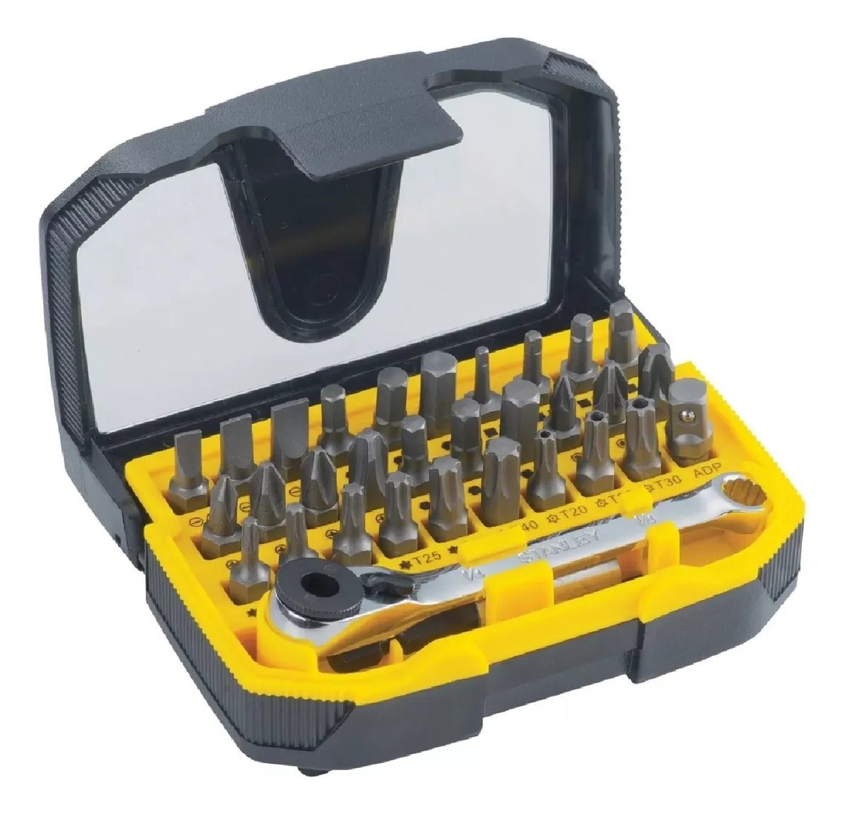 Set De Puntas Intercambiables Stanley Stmt81911 32 Piezas