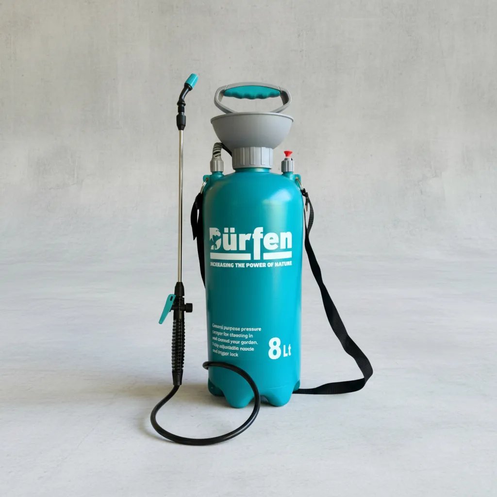 Pulverizador Rociador Fumigador 8lts Dürfen Correa Y Lanza Turquesa - Imagen 7