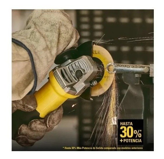 Amoladora Angular Stanley Sg7115 4 1/2 115mm 750w Amarillo 50hz - Imagen 10