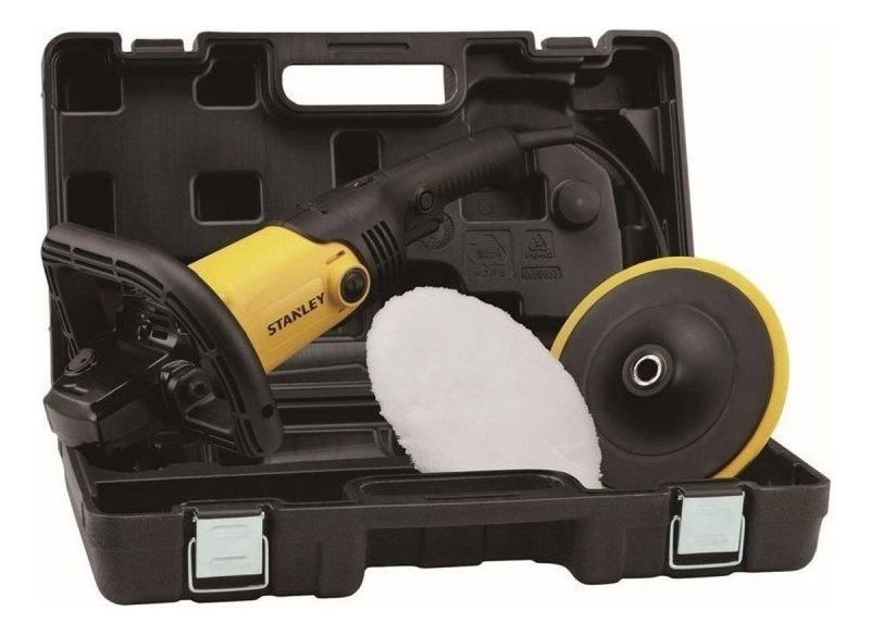 Pulidora Eléctrica De Mano Stanley Sp137k Color Amarillo 1.3kw - Imagen 2