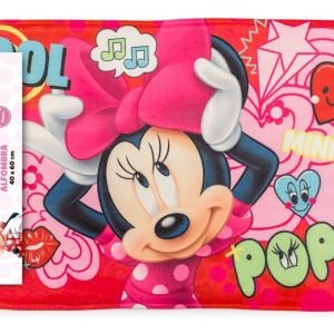 Alfombra Piñata Memory Antideslizante 40x60 Cm Minnie Color Rosa