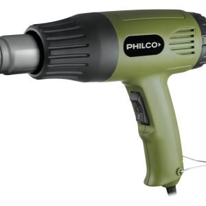 Pistola Aire Caliente Philco Pa2001 2000w 600°c Verde 2 Vel