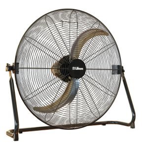 Ventilador De Piso Liliana Vti32 2 Palas Negro Metal 32 81.28 Cm Plateado