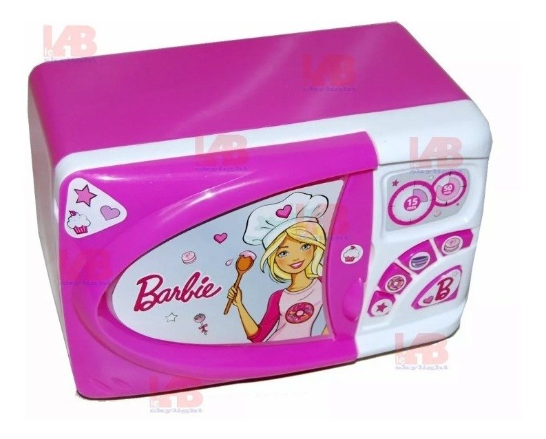 Microondas Glam Juguete Barbie C/sonido. 640 Color Rosa