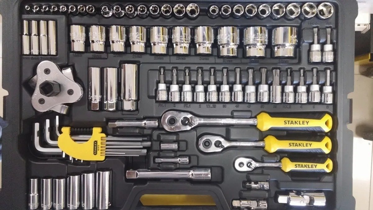 Set Herramientas Stanley 125 Piezas Stmt74393-840 Mecanica - Imagen 7