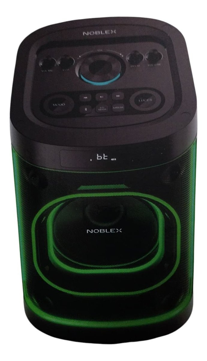 Torre De Sonido Noblex Sq108g1 Bluetooth 3100w Tws Luces Negro - Imagen 3