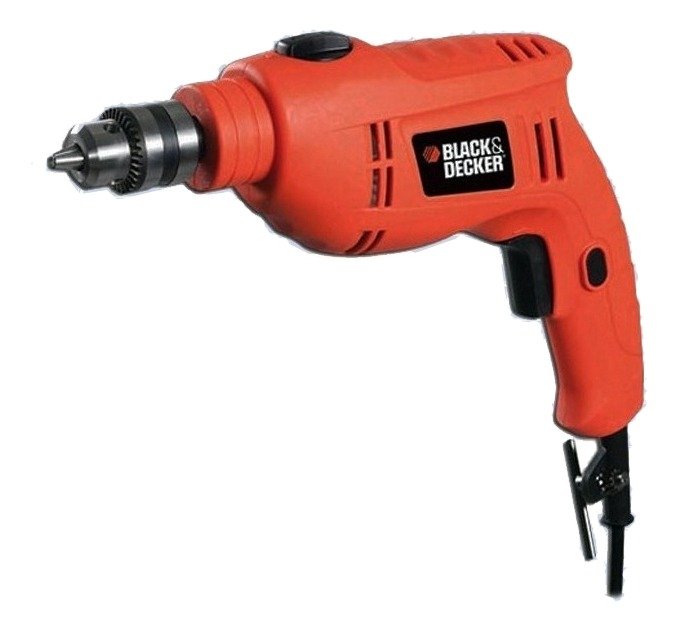 Taladro Percutor Eléctrico De 10mm Black+decker 550w Naranja - Imagen 2