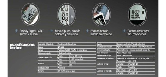 Tensiómetro Digital De Brazo Automático Ga.ma Italy Bp 1209 - Imagen 8