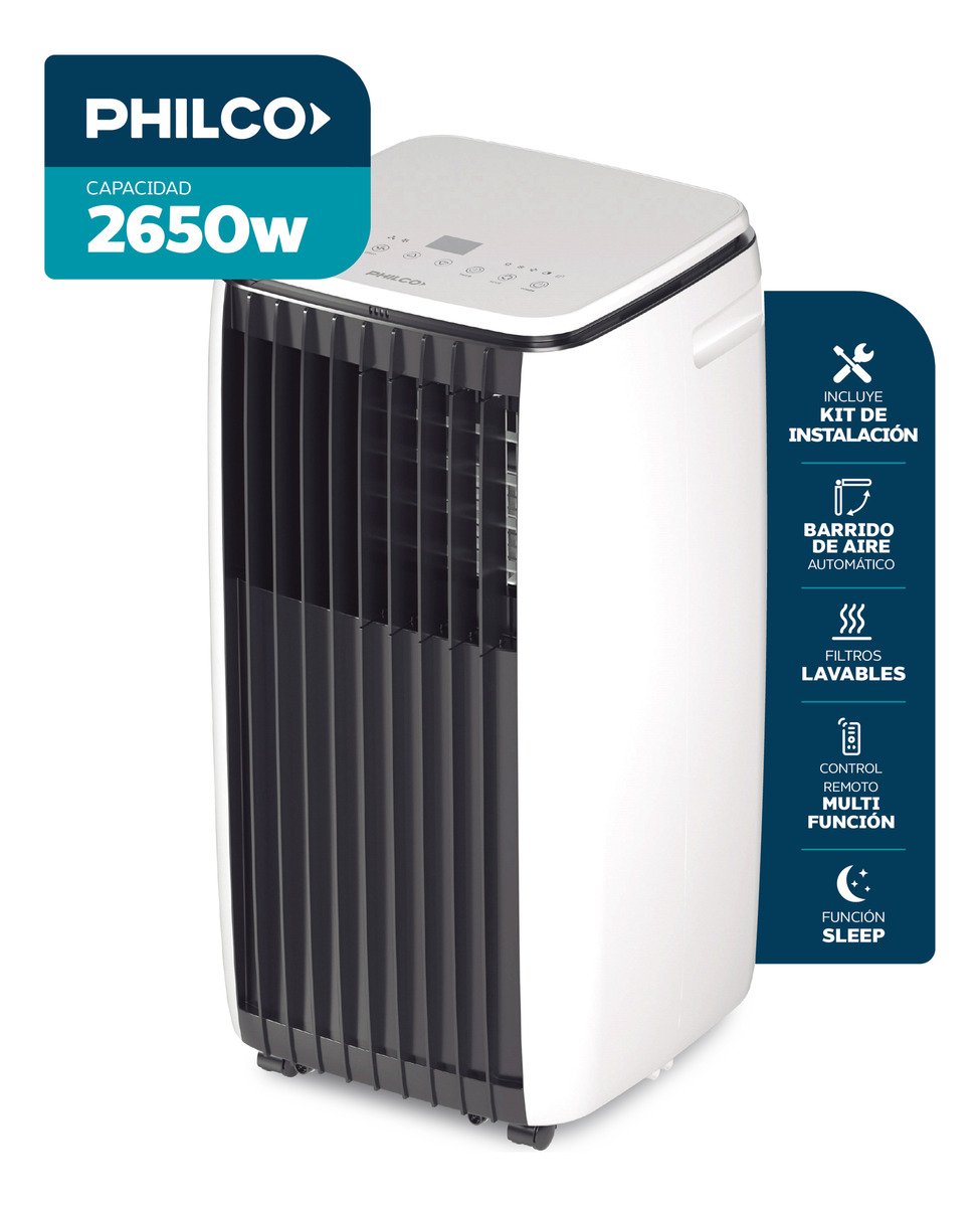 Aire Acondicionado Philco Portátil Frío/calor 2279 Fg Blanco