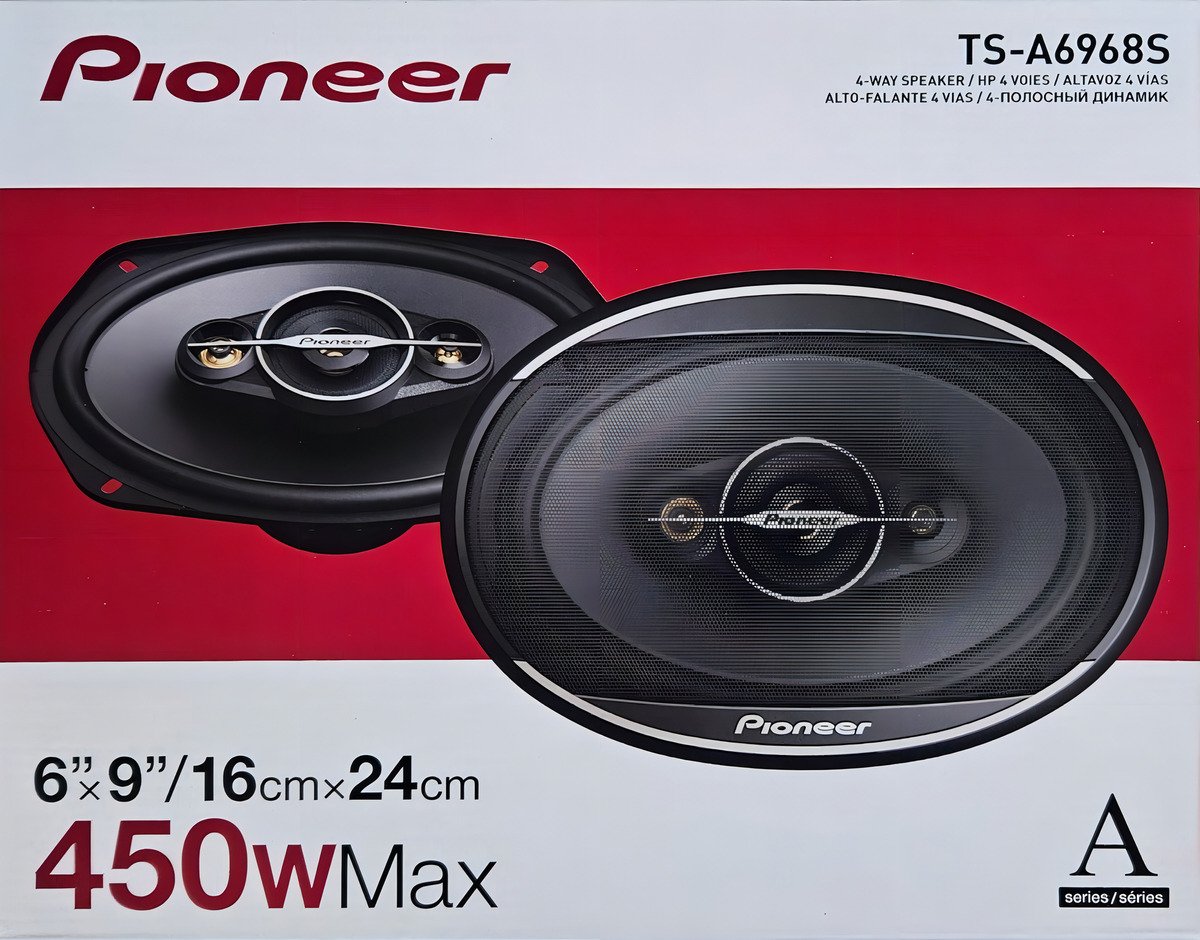 Parlantes Pioneer Ts-a6968s 6x9 450w Color Negro 4 Vias Negro - Imagen 6