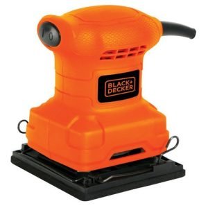 Lijadora Orbital 200w 1/4 Hoja Black & Decker Bs200 Black + Decker Bs200-ar Naranja 50 Hz