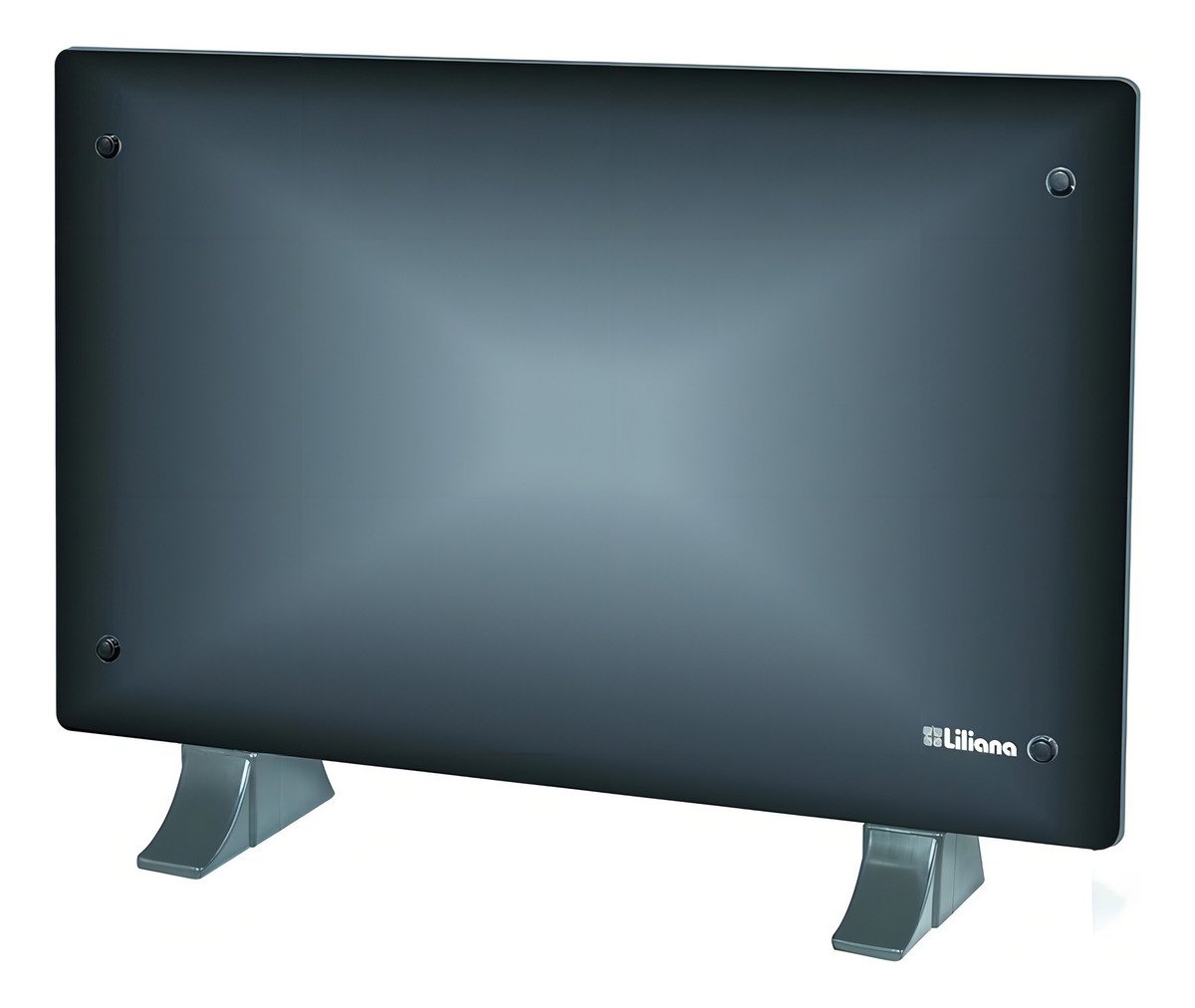 Calefactor Panel De Vidrio Liliana 2200w Negro