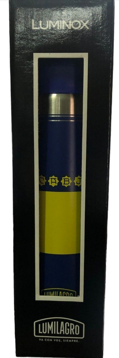 Termo Lumilagro Luminox Boca Camiseta Acero Inoxidable 1lts Boca Juniors - Imagen 3