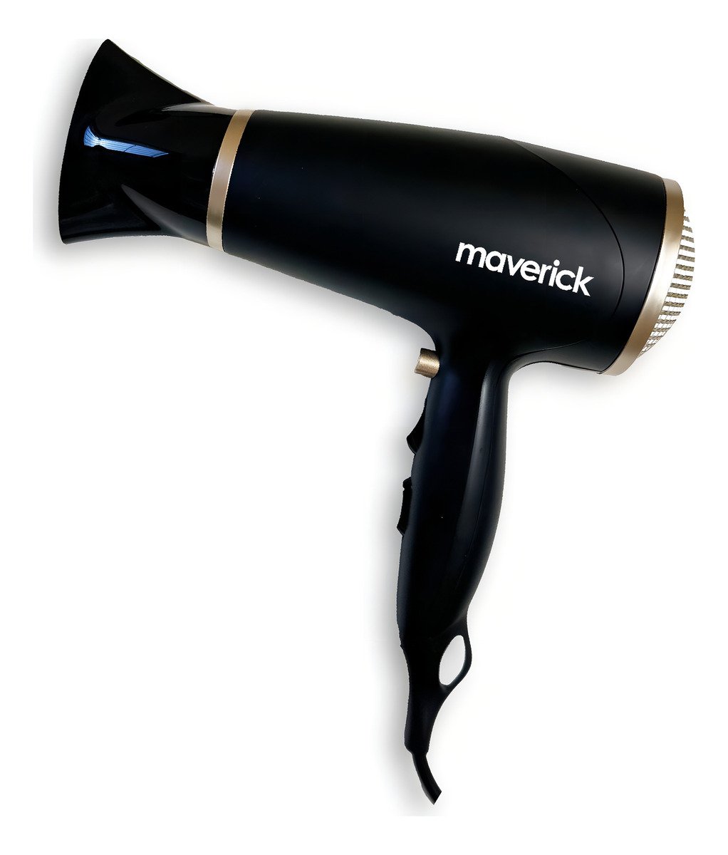 Secador De Pelo Frio Calor Maverick 2100w Modelo Hd2200 Color Negro