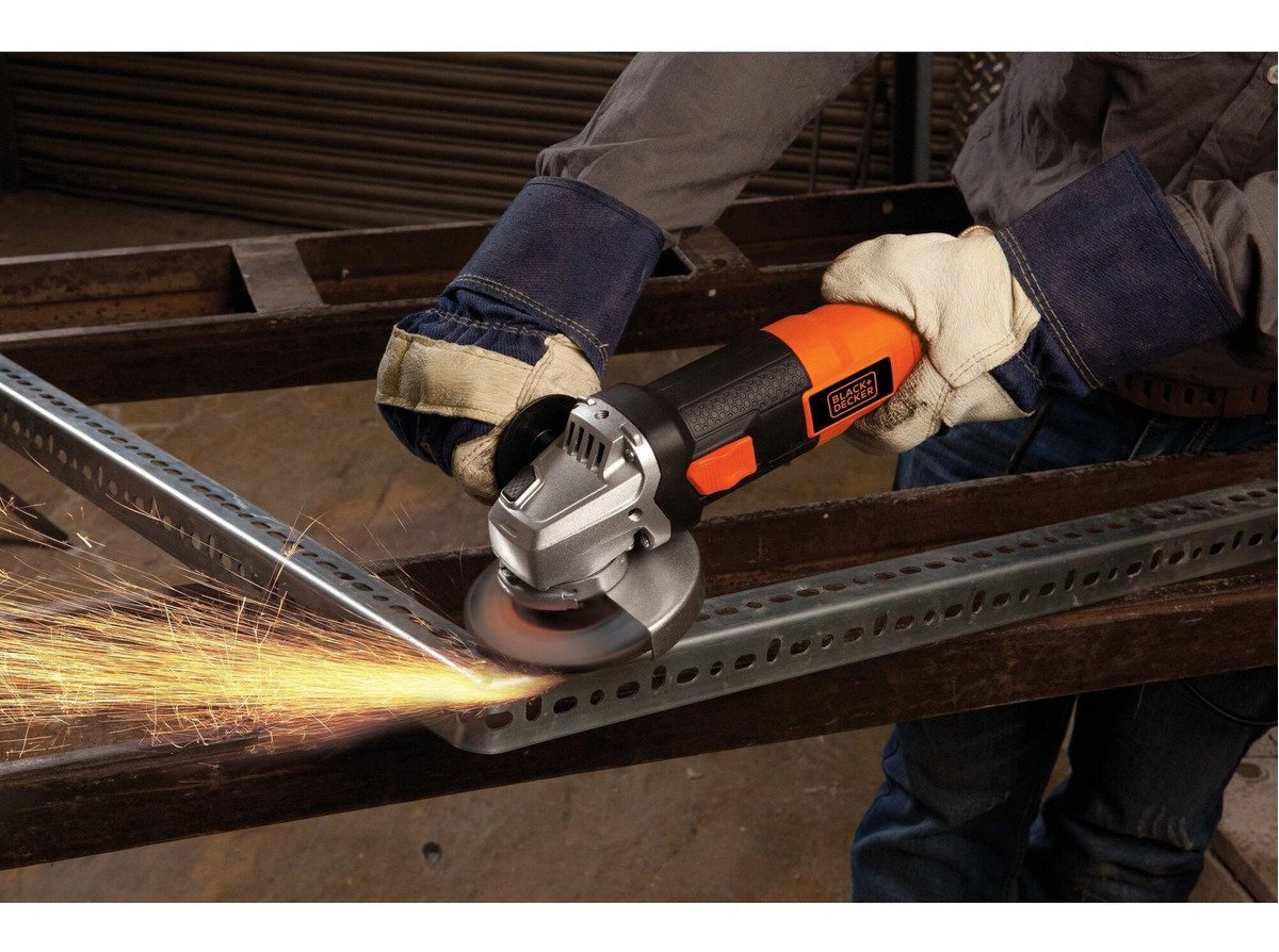 Amoladora Angular 115mm 820w Black Decker G720n Color Naranja - Imagen 8