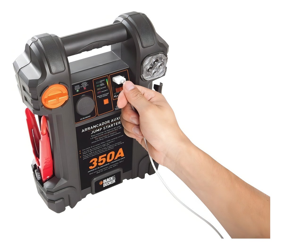 Arrancador Batería Black Decker Js350s 300 Amp 12v - Imagen 4