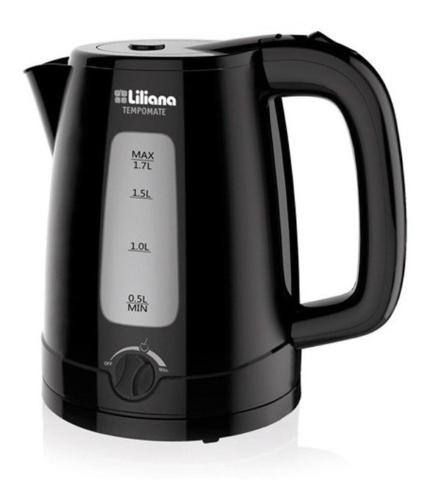 Pava Electrica Liliana Ap175 Tempomate Negra 1,7l Reg Temper Color Negro