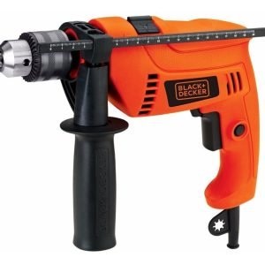 Taladro Percutor Eléctrico De 13mm Black+decker Hd650 650w + Accesorio Con Caja De Cartón 50hz Naranja 50 Hz