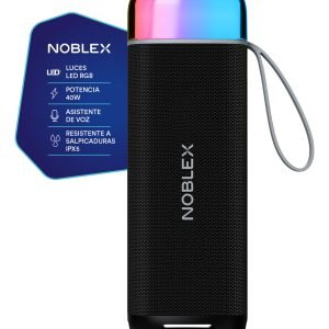 Parlante Bluetooth Portatil Noblex Psb600p 30w Tws Fm Negro
