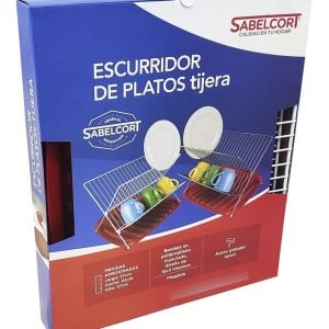 Escurre Platos Tijera Blanco (en Caja) Sabelcort Blanco