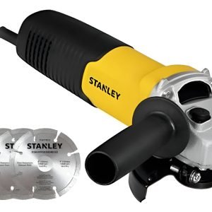 Amoladora Stanley Stgs7115k3 710w 115 Mm 3 Discos Diamantado Amarillo 50/60 Hz
