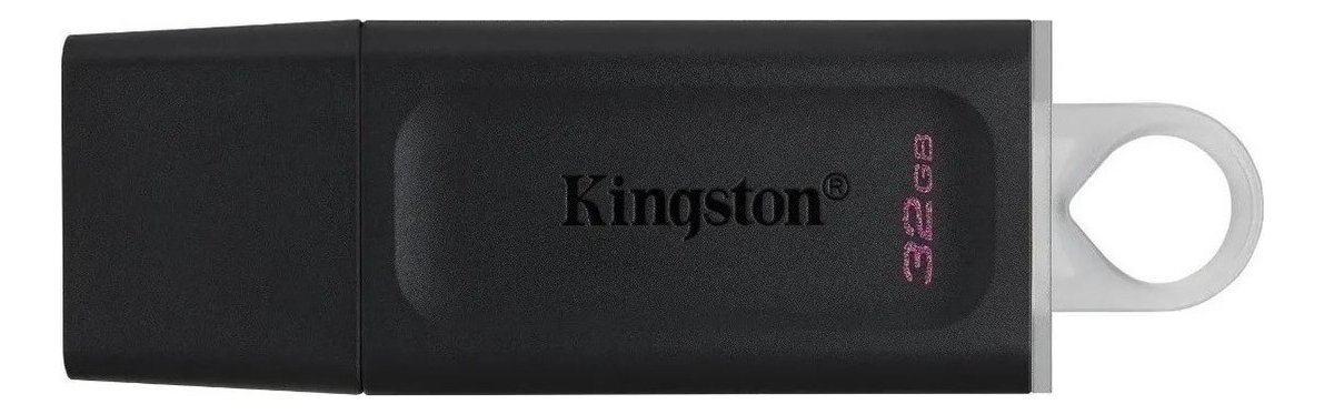 Pen Drive Datatraveler Exodia Usb 3.2 Dtx/32gb - Kingston Negro Liso - Imagen 2