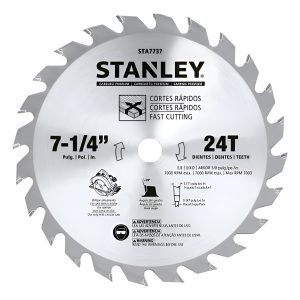 Disco De Sierra Circualar 71/4 Stanley Sta7737 Plateado
