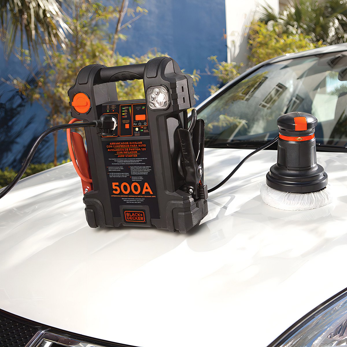 Arrancador 500 Amp 12v Black Decker Usb Linterna Js500 Auto - Imagen 4