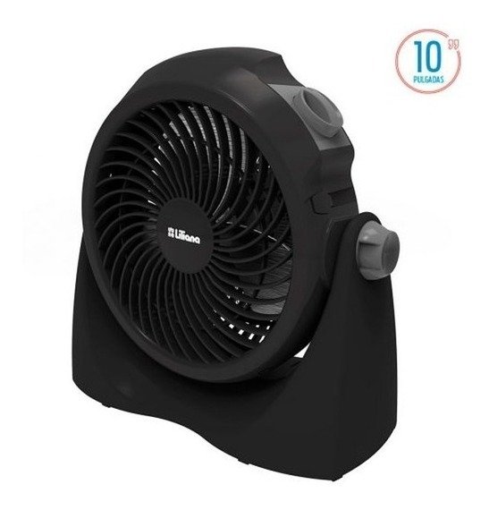 Turbo Ventilador 10 Pulgadas Liliana Reclinable Vtf10p 25.4 Cm Negro Negro Plástico - Imagen 2
