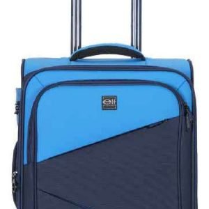 Valija Elf I3425/24 Negro Y Gris Azul Y Celeste Carro Alum