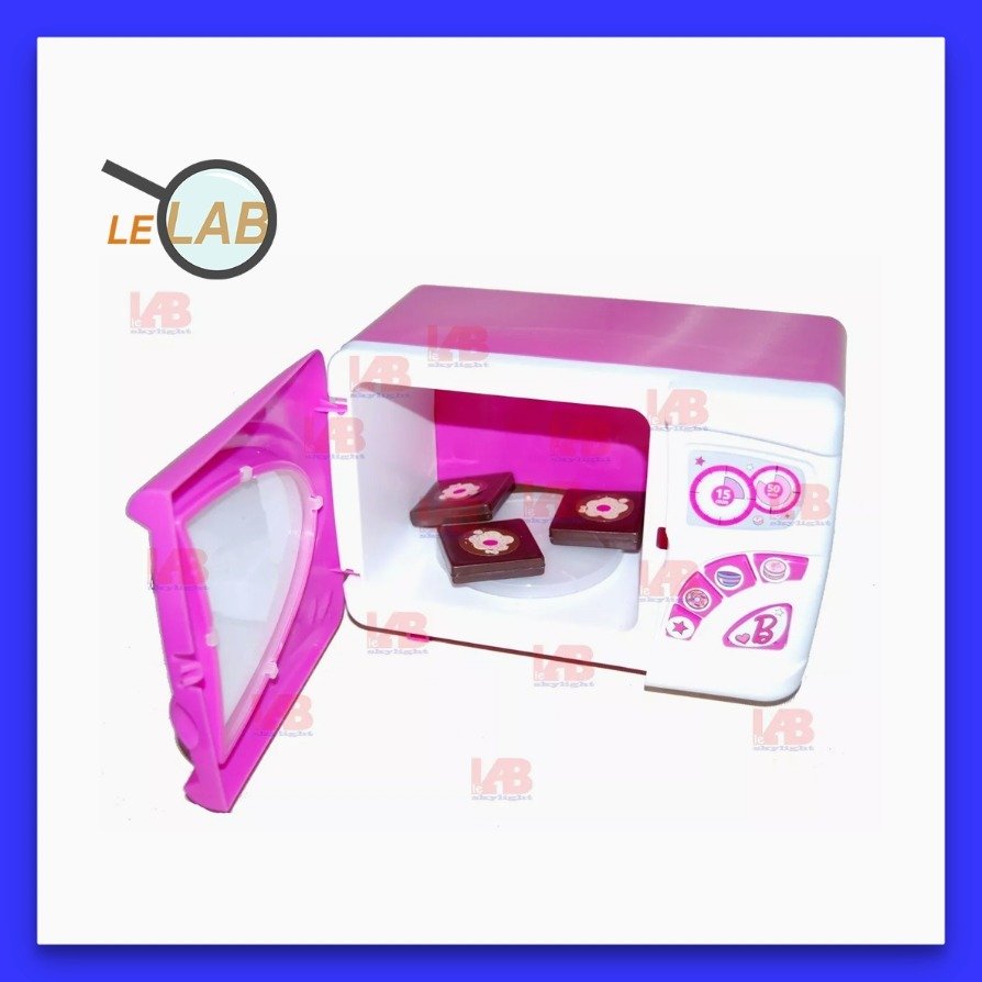 Microondas Glam Juguete Barbie C/sonido. 640 Color Rosa - Imagen 3