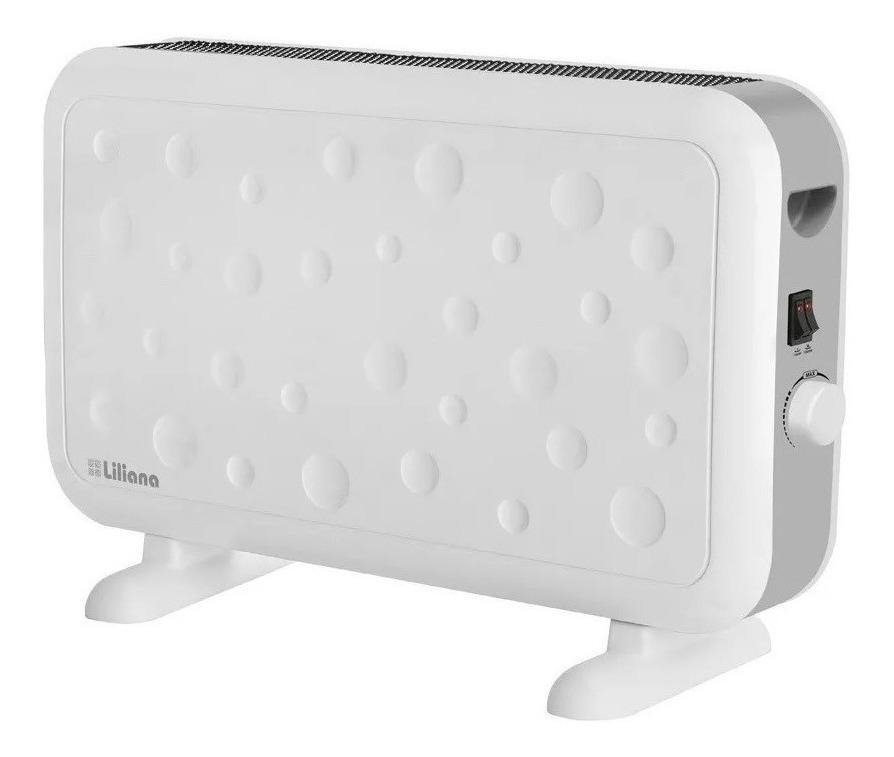 Convector Liliana Conventory Cng17 2000w Color Blanco Blanco/gris