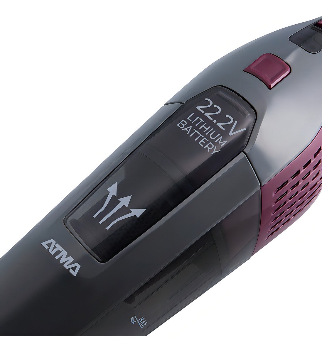 Aspiradora Inalámbrica Atma 2 En 1 Dual Force Power As7922pi Gris/violeta - Imagen 5