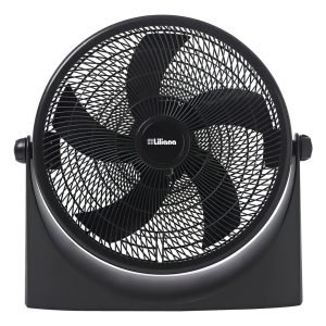 Ventilador De Pared Y De Piso Liliana Vtf16p Turbo Con 5 Palas Color Negro Estructura Color Negro, 40.64cm De Diámetro