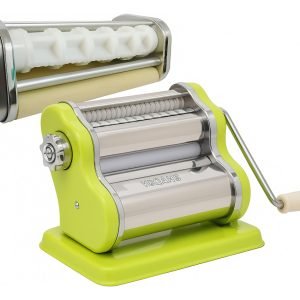 Fabricadora De Pastas Familiar + Raviolero Hogaris Patanova Verde