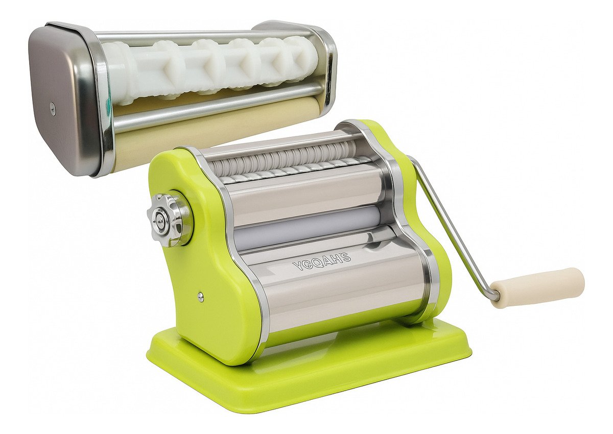 Fabricadora De Pastas Familiar + Raviolero Hogaris Patanova Verde