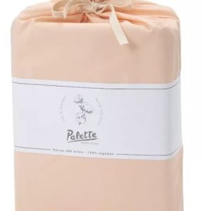 Juego Sábanas King Palette Lisas 300h 100% Algodón Durazno - Durazno - Liso