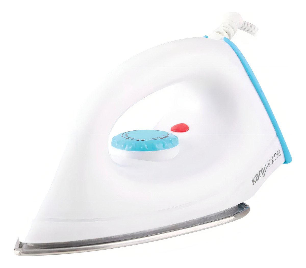 Plancha Kanji Home Kjhpls1002 1000w Base De Acero Inox C&e Color Blanco - Imagen 5