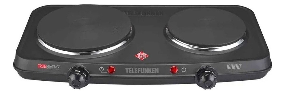 Anafe Telefunken Tf-ae10500 2400w 7niv Termos 2hor Color Negro
