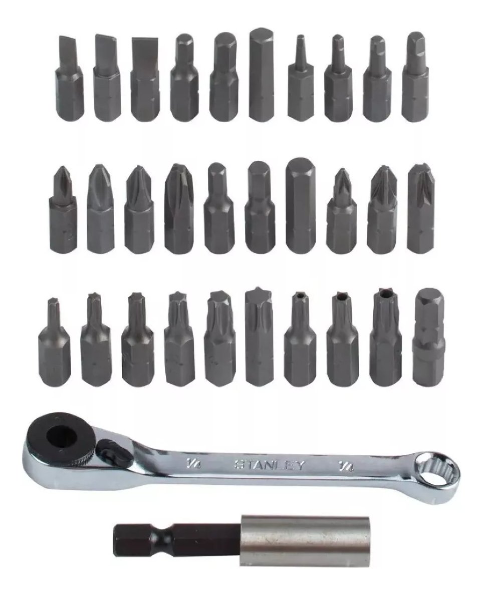 Set De Puntas Intercambiables Stanley Stmt81911 32 Piezas - Imagen 2