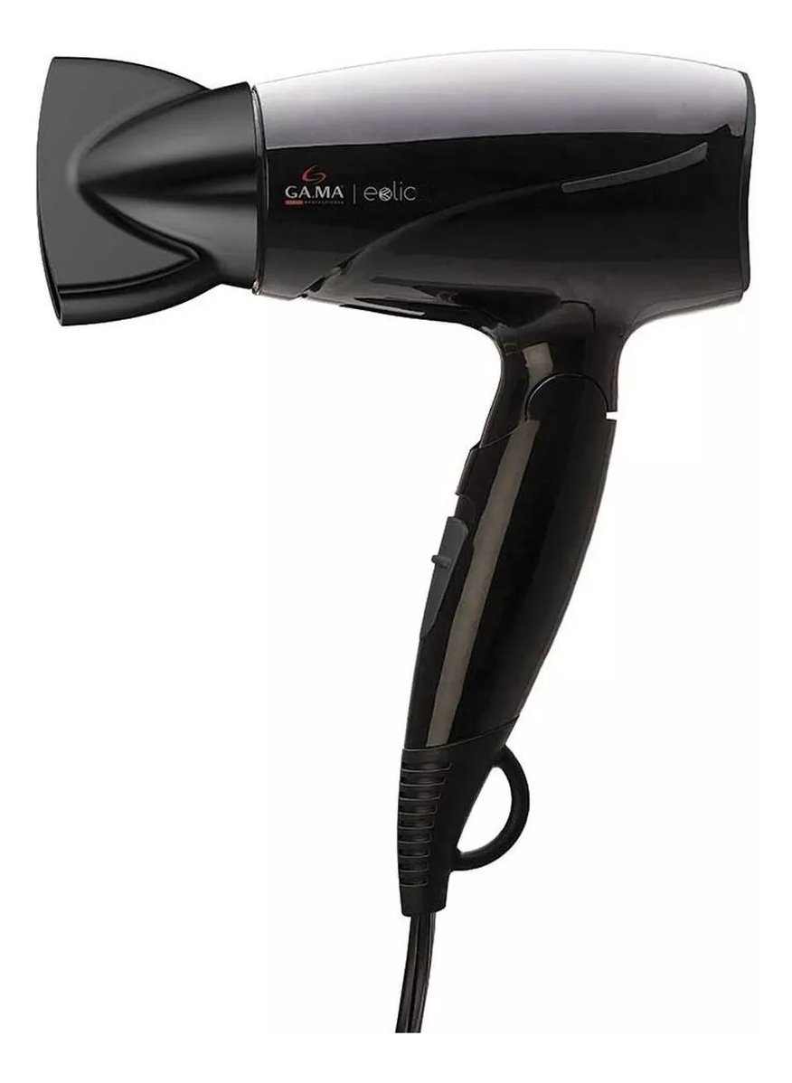 Secador De Pelo Gama Eolic Ion Pegable Cx 1600w Negro - Imagen 2