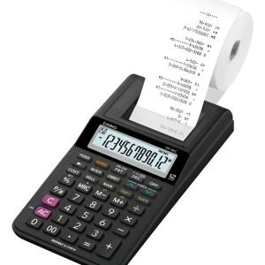 Calculadora Casio Hr-8rc-bk Impresora 12 Dígitos Negro Negro