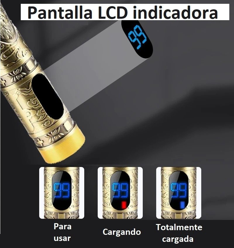 Kemei Km-1325 Cortapelo Inalámbrico Dorado Con Cuchillas Inoxidable - Imagen 3