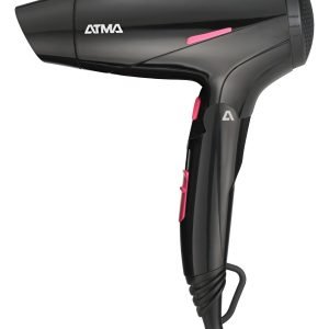 Secador De Pelo Atma 1600 W Plegable Negro